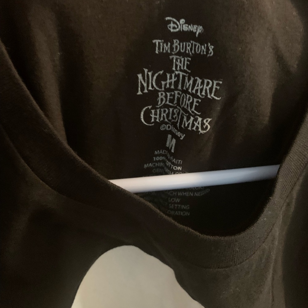 NWOT Black Nightmare Before Christmas Jack Skellington T-Shirt - Picture 3 of 4